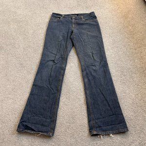 - THEORY Wide Leg Denim Pants US 8    - Q461